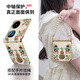 FEIIE【中軸創(chuàng)意·帶掛鏈】適用華為Pocket2手機(jī)殼P60POCKET撞色敦煌葫蘆外殼P50POCKET復(fù)古國(guó)潮保護(hù)套S 帶短款手鏈【撞色敦煌葫蘆白】高端皮紋款 華為 Pocket 2