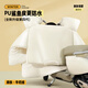德雙曼電動(dòng)車(chē)擋風(fēng)被冬季加厚加絨防風(fēng)被電瓶摩托車(chē)罩護膝防水防風(fēng)衣 云朵白【側翼加寬】親膚牛奶絨-PU鯊魚(yú)皮