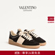華倫天奴VALENTINO[新品上市]男士 UPVILLAGE 低幫休閑運動(dòng)鞋德訓鞋 黑色/象牙白（建議選小半碼） 40.5
