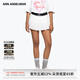 ANN ANDELMAN【明星同款】官方直營(yíng)純色設(shè)計(jì)感a字短裙半身裙松緊腰百褶裙女夏 白色 S