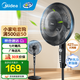 美的（Midea）電風(fēng)扇家用風(fēng)扇 落地扇 立式輕音節(jié)能強風(fēng)電扇 宿舍降溫循環(huán)柔風(fēng)自然風(fēng)桌面小風(fēng)扇 【7葉低噪】SAF35MA