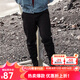 AKSERIESAK男裝復古百搭合體版休閑長褲簡約男士休閑褲合集 2112934黑色 29
