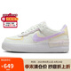 耐克NIKE女休閑板鞋空軍一號 AIR FORCE 1運動鞋DZ1847-113白色38