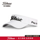 Titleist泰特利斯高爾夫球帽Tour Per職業(yè)款純色無(wú)頂帽可調節功能性遮陽(yáng)帽 TH25VTPN2-10白/黑色 (男女同款)