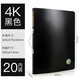 華杰4K收納畫(huà)冊海報夾手提畫(huà)夾收納冊寫(xiě)真相片插頁(yè)文件收納夾多層資料冊A3素描畫(huà)冊美術(shù)袋學(xué)生用收藏冊  4K-20頁(yè)-黑色（裝紙大小40x55cm）