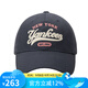 美職棒（MLB）旗艦官方男女帽子虞書(shū)欣同款棒球帽學(xué)院風(fēng)遮陽(yáng)帽軟頂鴨舌帽禮物 紐約洋基隊/深灰色 均碼 F-帽圍可調節