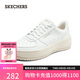 斯凱奇（Skechers）板鞋女鞋夏季厚底增高休閑鞋軟底緩震透氣通勤鞋上班工作鞋185110
