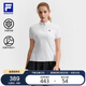 FILA 斐樂官方女子針織短袖POLO衫2025夏季新款網(wǎng)球運(yùn)動(dòng)防曬上衣