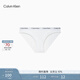 Calvin Klein內衣女士循環(huán)提花腰邊ck舒適棉質(zhì)透氣性感比基尼三角內褲女D1618D 100-月光白 1條 XS