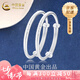 中國黃金（CHINA GOLD）祥云福字銀手鐲嬰兒兒童銀鐲子一對足七夕情人節(jié)禮物送女朋友老婆 寶寶必備*祥云福字手鐲【一對-約20g±1g】