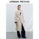 UR【HOT】2025秋季新款女裝簡(jiǎn)約氣質(zhì)腰帶大衣外套UWM150032