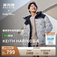 波司登冬季羽絨服KH聯(lián)名男女情侶款運(yùn)動連帽新國標(biāo)90絨學(xué)生外套