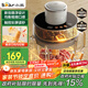 小熊（Bear）絞肉機家用 絞餡機碎肉機電動(dòng)多功能料理攪拌機 肉餡蒜蓉機 可調粗細攪肉機2L懸浮雙刀QSJ-F03X2