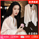 CRANTA KOMEIA披肩女夏空調(diào)房2025新款護肩圍巾旅游絲巾生日禮物送女友老婆 奢雅小香 高級感ck風(fēng)送女朋友愛人實用高檔