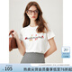 范思藍恩x大灰蘭聯(lián)名刺繡字母短袖T恤衫女2024夏新款索羅那13333 白色 L