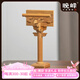 晚峰書屋南禪寺斗拱結(jié)構(gòu)隼牟榫卯積木玩具中國古建筑模型唐代拼搭拼裝 山西南禪寺柱頭斗拱榫卯積木模型