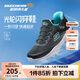 Skechers斯凱奇閃穿鞋兒童時(shí)尚休閑鞋男童一腳蹬春秋款透氣運動(dòng)鞋403834L