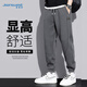 真維斯（JEANSWEST）褲子男秋季新款百搭男士休閑褲衛褲寬松舒適運動(dòng)束腳休閑長(cháng)褲男