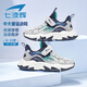 七波輝男童運動(dòng)鞋兒童鞋子透氣網(wǎng)面2025秋季新款學(xué)生大童休閑跑步鞋防滑
