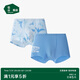 松山棉店兒童少男內(nèi)褲抗菌底襠清爽透氣學生內(nèi)褲春夏藍色恐龍165