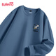 班尼路（Baleno）t恤純棉男秋季新款圓領(lǐng)長(cháng)袖學(xué)生休閑寬松顯瘦打底衫情侶裝上衣
