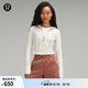 lululemon丨Waist-Seamed Nulu? 女士腰部縫線拉鏈連帽衫 LW3HOPS 骨白 XS /4