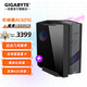 技嘉（GIGABYTE）機(jī)械雕AC601G 隱藏式背線(xiàn)鋼化玻璃側(cè)透兼容水冷顯卡豎裝 420水冷位/預(yù)裝4風(fēng)扇 雙面鋼化玻璃 【電源套裝】AC601G黑+UD1300GMPG5