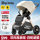 ANGI BABY嬰兒推車(chē)高景觀(guān)雙向嬰兒車(chē)可坐可躺輕便易折疊手推車(chē)