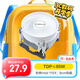 大水牛（BUBALUS）L9W CPU風(fēng)冷散熱器白色(支持INTEL1151/1200平臺/酷睿i3/i5/i7/i9/9CM液壓軸承風(fēng)扇/鑲銅底座）
