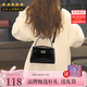 CARISAKA-CK包包女包斜挎包凱莉包小手提包單肩包生日禮物送女友老婆小包 黑色(優(yōu)質(zhì)版本）