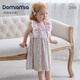 DOMIAMIA女童睡裙連衣裙2025新款可愛(ài)公主裙中長(cháng)款花邊女寶寶裙子 夏花歸海 90