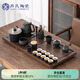 蘇氏陶瓷（SUSHI CERAMICS）茶具套裝胡桃木色國潮風(fēng)輕奢粗陶茶具自動(dòng)燒水壺整套茶臺國家補貼