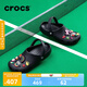 crocs卡駱馳檀健次同款經(jīng)典洞洞鞋男沙灘鞋戶外沙灘包頭拖鞋女鞋|10001 黑色-001 41 /42(260mm)