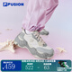 FILA FUSION斐樂(lè)潮牌女鞋海星鞋II厚底潮鞋帆布鞋 奶白/南極灰-GA 37.5