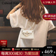 CALWAN KEODH新款2025包包女包凱莉包手提斜挎包單肩生日七夕情人節(jié)禮物送女友 【白色】小眾百搭高級感氣質(zhì)實用走心女生閨蜜