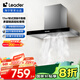 海爾（Haier）抽油煙機(jī) 統(tǒng)帥Ieader歐式頂吸排煙機(jī) 大吸力380Pa風(fēng)壓 抽油煙機(jī)家用租房優(yōu)選IT1902