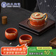 蘇氏陶瓷（SUSHI CERAMICS）紫砂壺敦煌寶相花一壺二杯陳國(guó)再老師作品禮盒裝伴手禮J1068