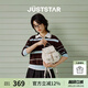 歐時(shí)納（JUST STAR）口袋雙肩包女款2025年新款大容量菱格輕便旅游背包七夕情人節(jié)禮物