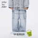 jnby by JNBY江南布衣童裝休閑牛仔褲工裝褲純棉長褲秋男女童兒童1O8E10770 992/牛仔蘭 160cm