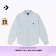 匡威（Converse）官方 春日外套男經(jīng)典牛仔上衣疊穿休閑襯衫10027335 10027335-A01 L