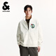杰克·瓊斯（JACK&JONES）NBA聯(lián)名男裝時(shí)尚百搭個(gè)性出街衛衣衣身滿(mǎn)印立領(lǐng)上衣外套225333001 A43象牙白 常規 M （175）