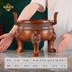 京城世家紫銅鼎擺件鼎盛千秋客廳辦公室裝飾品公司開(kāi)業(yè)禮品楚大鼎三足圓鼎 26#楚大鼎