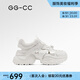 GG-CC【星河音軌】夏季新款潮趣復(fù)古網(wǎng)面運動老爹涼鞋女休閑鞋G25S8542 白色 37