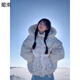 葡束韓版設計甜美可愛(ài)保暖加厚棉服冬季新款連帽休閑小眾羽棉襖絨棉衣 圖片色棉服 均碼 【可備注碼數】