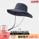 駱駝（CAMEL）大帽檐登山帽防曬帽UPF50+西部牛仔帽叢林徒步遮陽(yáng)帽 575BP10003，深灰