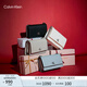 Calvin Klein【七夕禮物】單肩包荔枝紋包包金屬搭扣鏈條CK女包斜挎包DH2806 UB1-太空黑 OS
