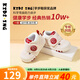 kids.ing學(xué)步鞋1-2歲春秋新款嬰兒男女寶寶鞋飛織網(wǎng)面防滑軟底透氣 米色-飛織-星星標 （夏款） 20 適合腳長12.6-13.0cm