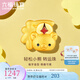 六福珠寶輕松小熊足金福字黃金轉(zhuǎn)運(yùn)珠吊墜5D硬金鎏彩工藝串珠手繩023414PA 金重0.49克