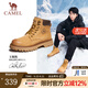 駱駝（CAMEL）【王俊凱同款】馬丁靴男秋冬2025新款大黃靴女戶(hù)外工裝靴登山鞋子 GE122W7757T 金黃色（男款） 41