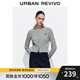 UR2025秋季新款女裝休閑絞花肌理櫻桃刺繡針織開(kāi)衫UYY950116 冷灰 M